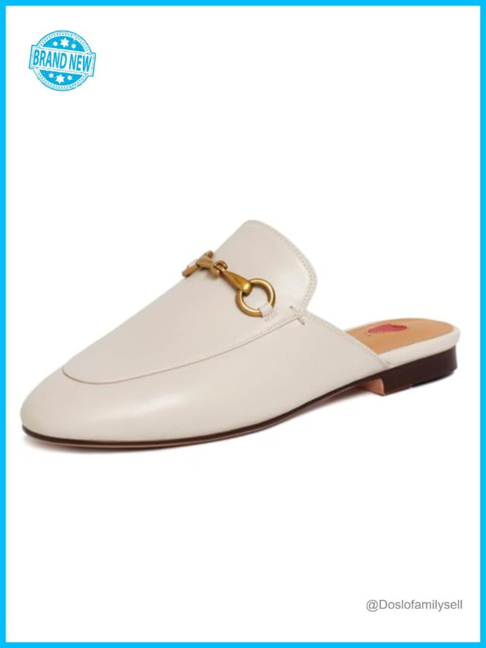 PU Leather Mules for Women Slip On Backless Loafers Flats Work Casual